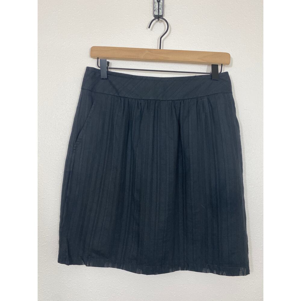 Trina Turk Black Textured Pocket Mini Skirt Size M - Picture 4 of 8